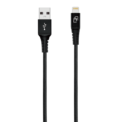 Trendy Techs iPhone iPad Charging Cable (10ft) - Black