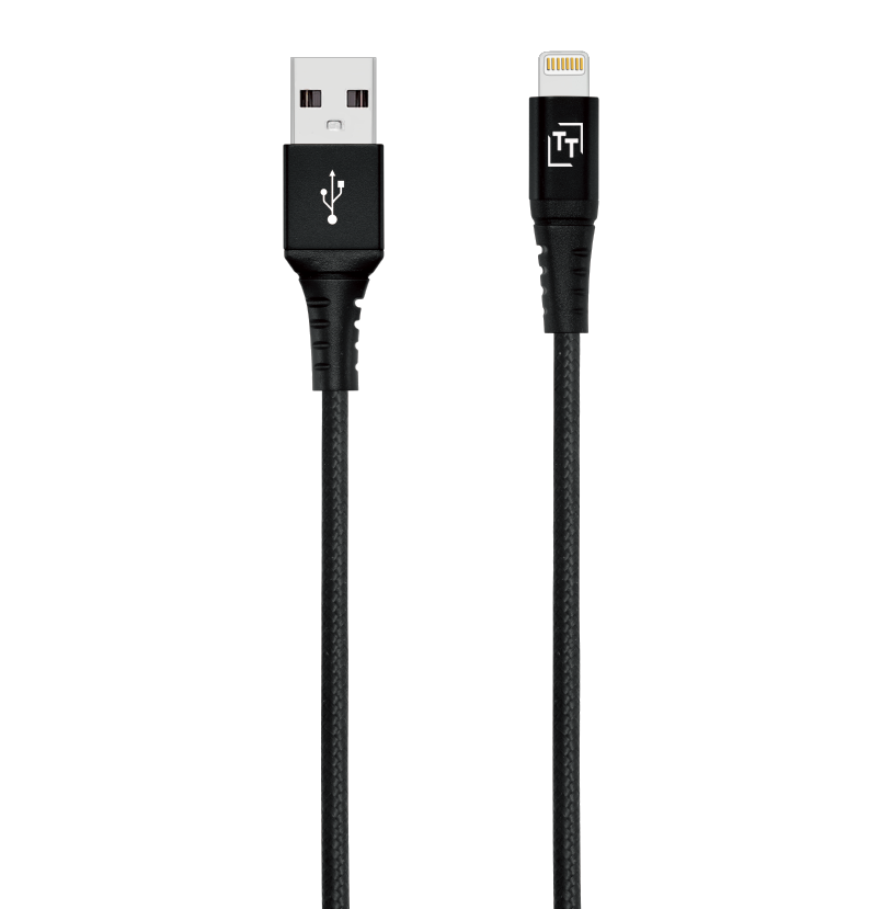 Trendy Techs iPhone iPad Charging Cable (10ft) - Black