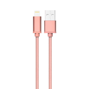 Durable Braided Nylon Charging Cables for iPhone and iPad